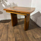 Art Deco Inlaid Walnut Draw Leaf Dining Table