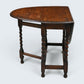 Vintage Oak Drop Leaf Dining Table Barley Twist Gate Leg Vintage FREE Delivery