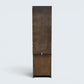 Ercol Narrow Mural Bookcase 3 Shelves Cupboard & Drawer Dark FREE* UK Delivery