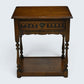 Old Charm Side Table Lamp Table Light Oak Finish With Drawer FREE UK Delivery