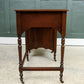 Edwardian Mahogany Writing Desk - Kneehole Desk with Green Leather