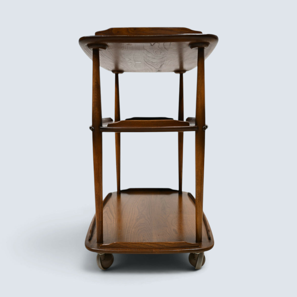 Ercol Windsor 3 Tier Trolley On Casters Golden Dawn Finish FREE UK Delivery*