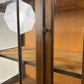 Vintage 1920s Bow Front Glazed Display Cabinet