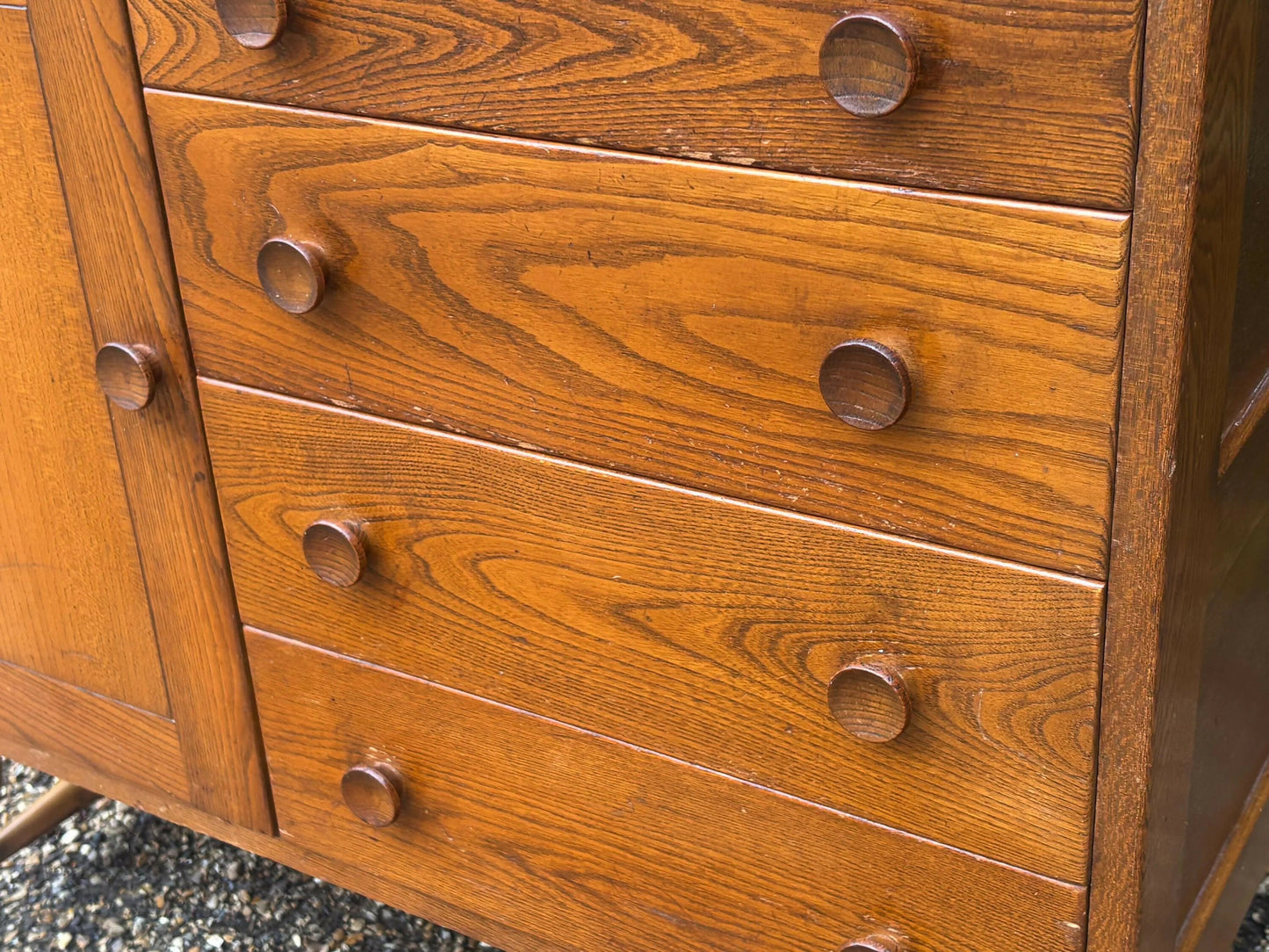 Vintage 1950's Ercol 330 Serving Drinks Cocktail Cabinet