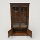 Old Charm Display Cabinet With Cupboard 3 Shelves Tudor Brown FREE UK Delivery*. SBR11110/2910E