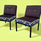 Castor & Pollux — Pair of Reimagined Vintage Reception Chairs