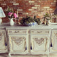 French Grey Vintage Louis XVI Sideboard