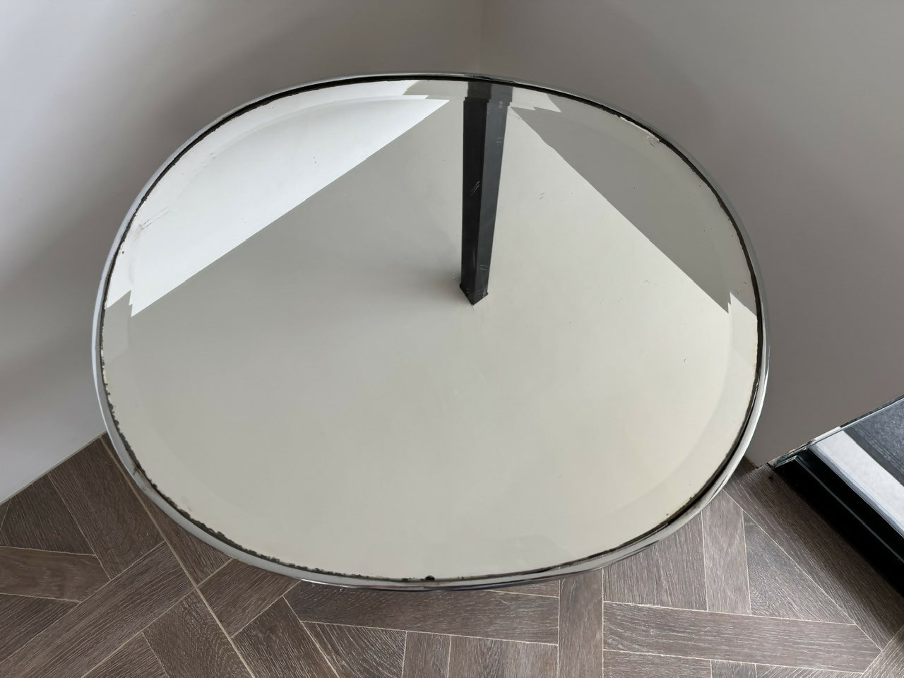 Very High Quality Art Deco Chrome Occasional Table