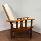 Vintage Oak Reclining Armchair