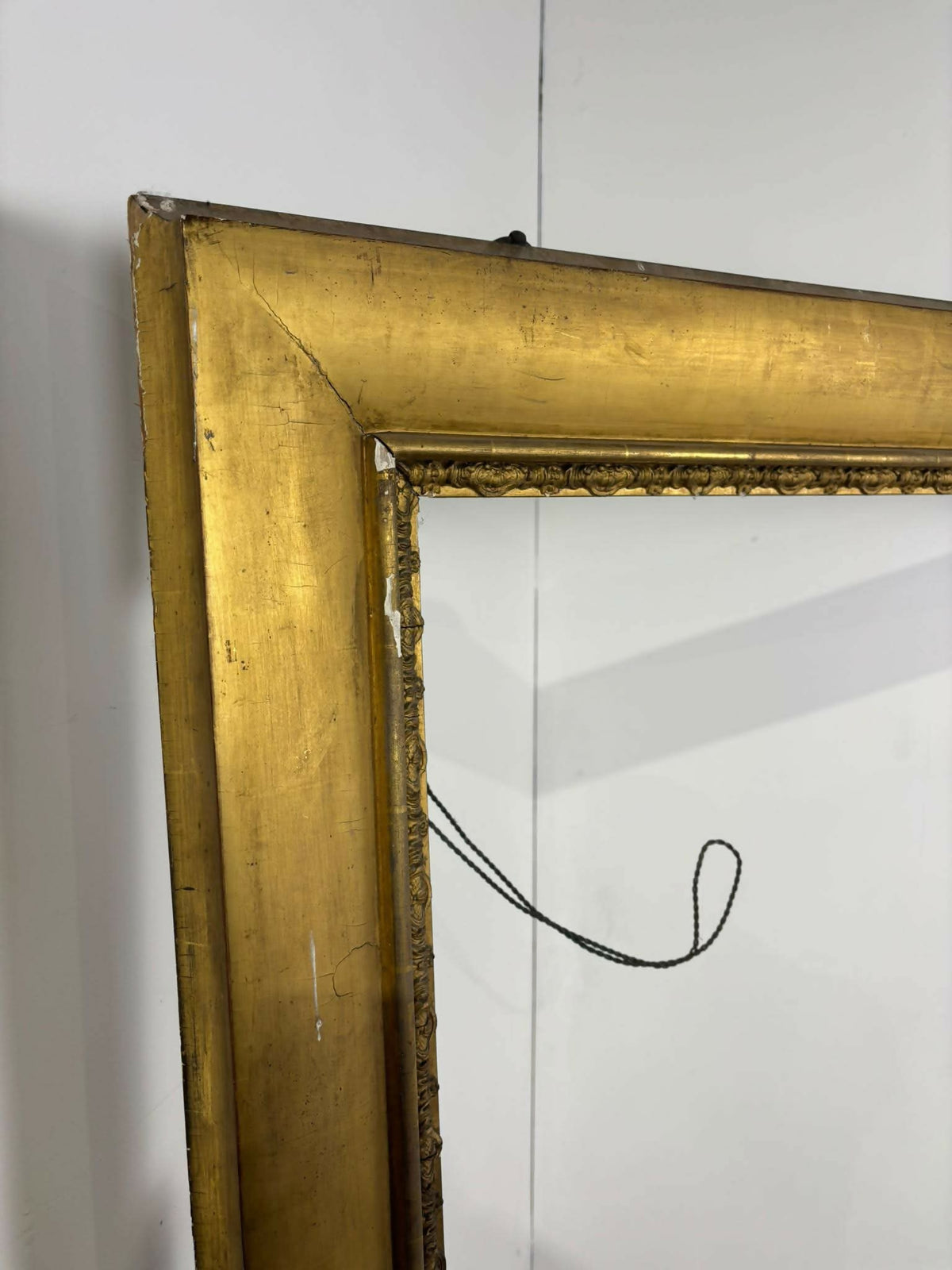 Late 19th Century Very Large Antique Gilt Decorative Picture Frame