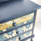 Stunning decorated chest of drawers - gothic creatures design