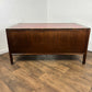 Mid Century Oak Kneehole Twin Pedestal Desk