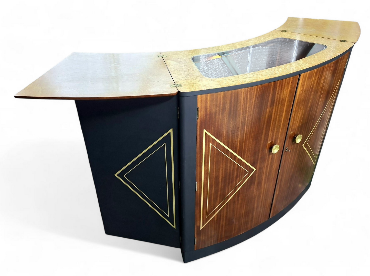Mid Century "Turnidge of London" Cocktail Bar