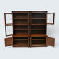 Old Charm Large Wall Unit Display Cabinet Bookcase Tudor Brown FREE UK Delivery