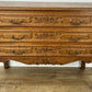 Chest of Drawers Vintage French Louis Oak 3 Drawers Carved Cabinet LOT 6260