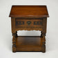 Old Charm Side Table Lamp Table Light Oak Finish With Drawer FREE UK Delivery