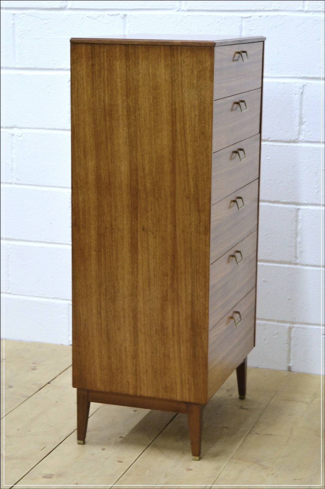 Mid century chest of drawers teak vintage Lebus danish design tallboy DELIVERY