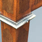 Sheraton Revival Inlaid Mahogany Canterbury Stand / Magazine Rack