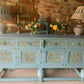 Vintage Farmhouse Sideboard/Large Carved Sideboard/Statement Piece