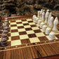 Italian Sorrento Marquetry Games Table – Chess, Roulette & Card Poker Casino Table
