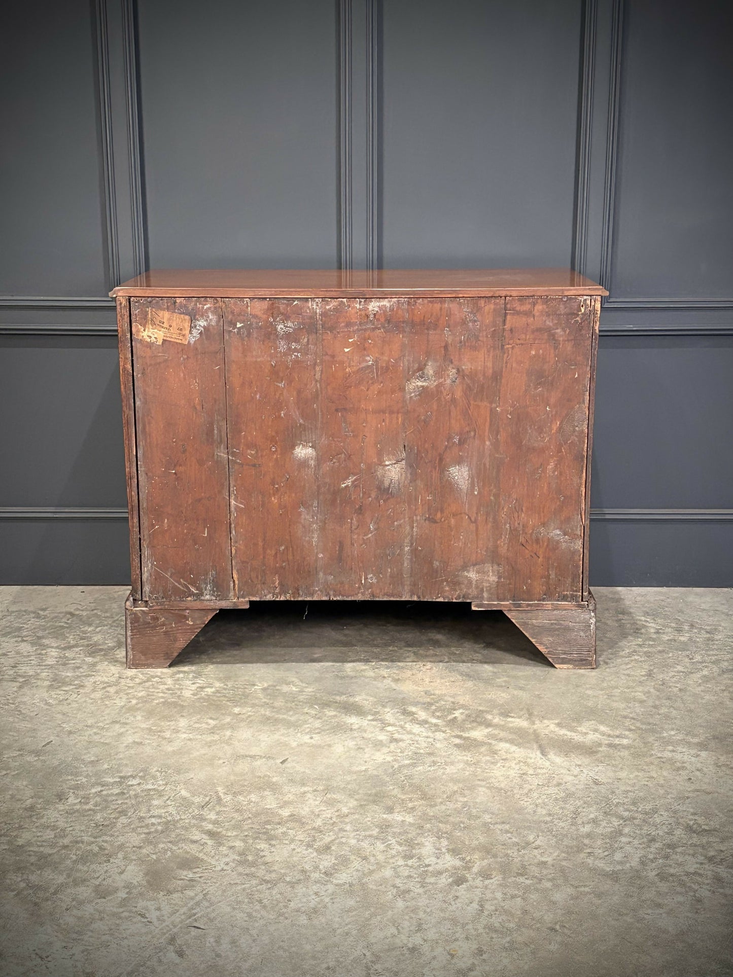 Mulberry & Walnut Vintage Chest Of Drawers
