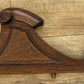 Pediment Antique French Style Oak Hand Carved Decorative Crest LOT 6172