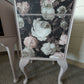 1940s Wrighton Dressing Table & Matching Bedside Cabinets | Vintage Painted Bedroom Set with Triple Mirrors and Glass Top