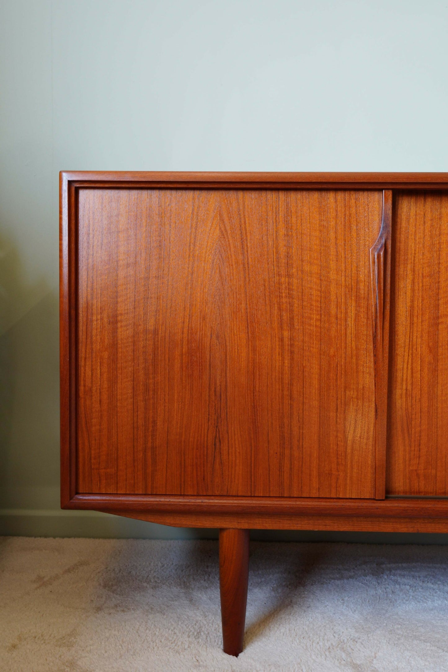 Axel Christiansen For Aco Møbler Teak Retro Sideboard – Denmark, C. 1960s