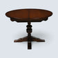 Old Charm Hunsdon Extending Pedestal Dining Table Tudor Brown FREE UK Delivery*