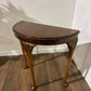 Reproduction Mahogany Demi Lune Hall Table