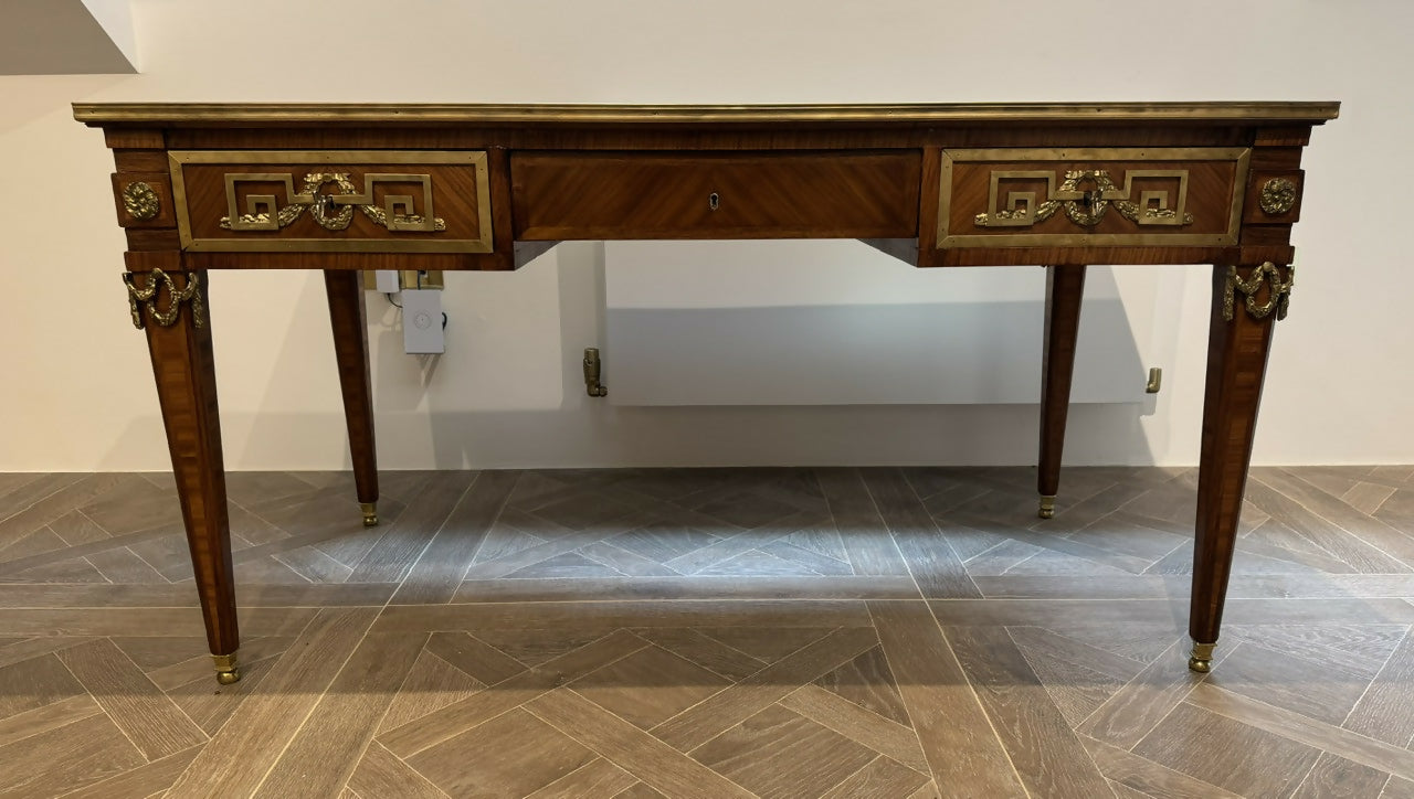 Fine Quality French Leather Top Writing Desk