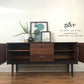 Mid century modern,schrieber sideboard,dark grey