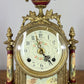 Lancini Imperial Ormolu Porcelain Gilt Brass Mantle Clock LOT 4638