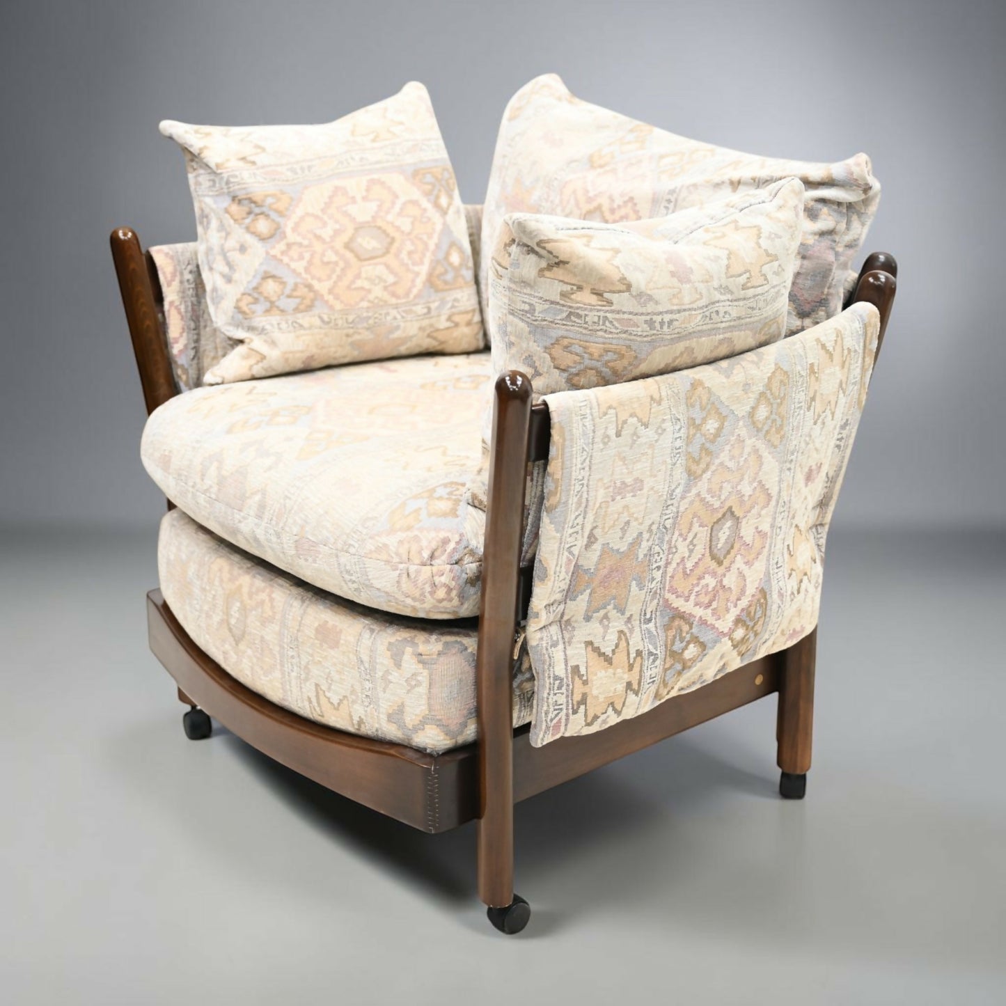 Ercol Impressionist Easy Chair Ercol's Genuine Upholstery Retro FREE UK Delivery