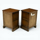 2 Old Charm Bedside Cabinets With Drawers Model 2235 Light Oak FREE UK DELIVERY*. SBR11059/1710E