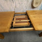Large Extending Dining Table Oak Furniture Land Chunky Legs 7ft+ Seats 8