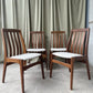 Vintage Mid Century 4 Schonning & Elgaard Danish Dining Chairs Retro Scandi R1005