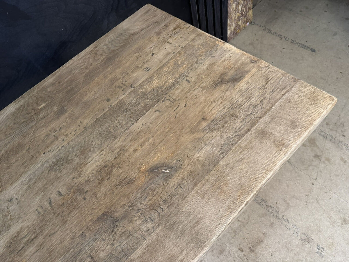 Incredible Huge 3.2 x 1 Meter Oak Farmhouse Dining Table