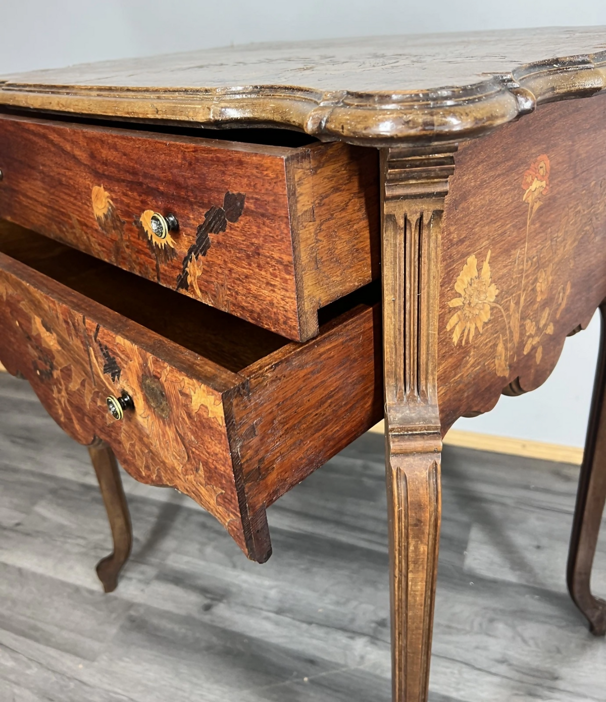 Cabinet Vintage French Louis XVI Style Cupboard Carved Oak Sideboard LOT 24290