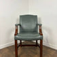 Classic Gainsborough Chair in Duck Egg Leather