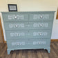 Bone Inlay stencilled large Chest of Drawers