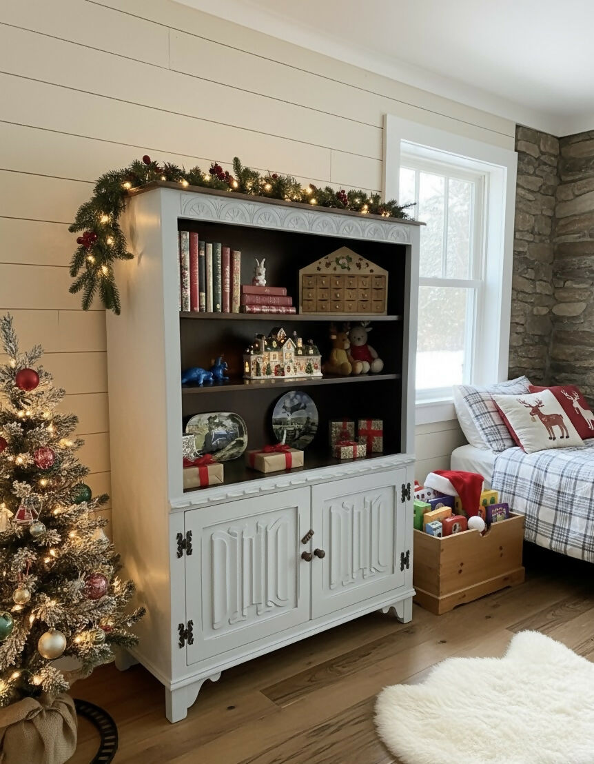 Vintage Jaycee Oak, Cabinet, Bookcase, Display