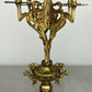 Pair of Candelabras Vintage French Style Ornate 5 Arm Candle Holders LOT 6475
