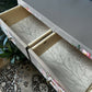 Warren Evans 6 drawer Tallboy Chest of Drawers - Two-tone with Floral Design