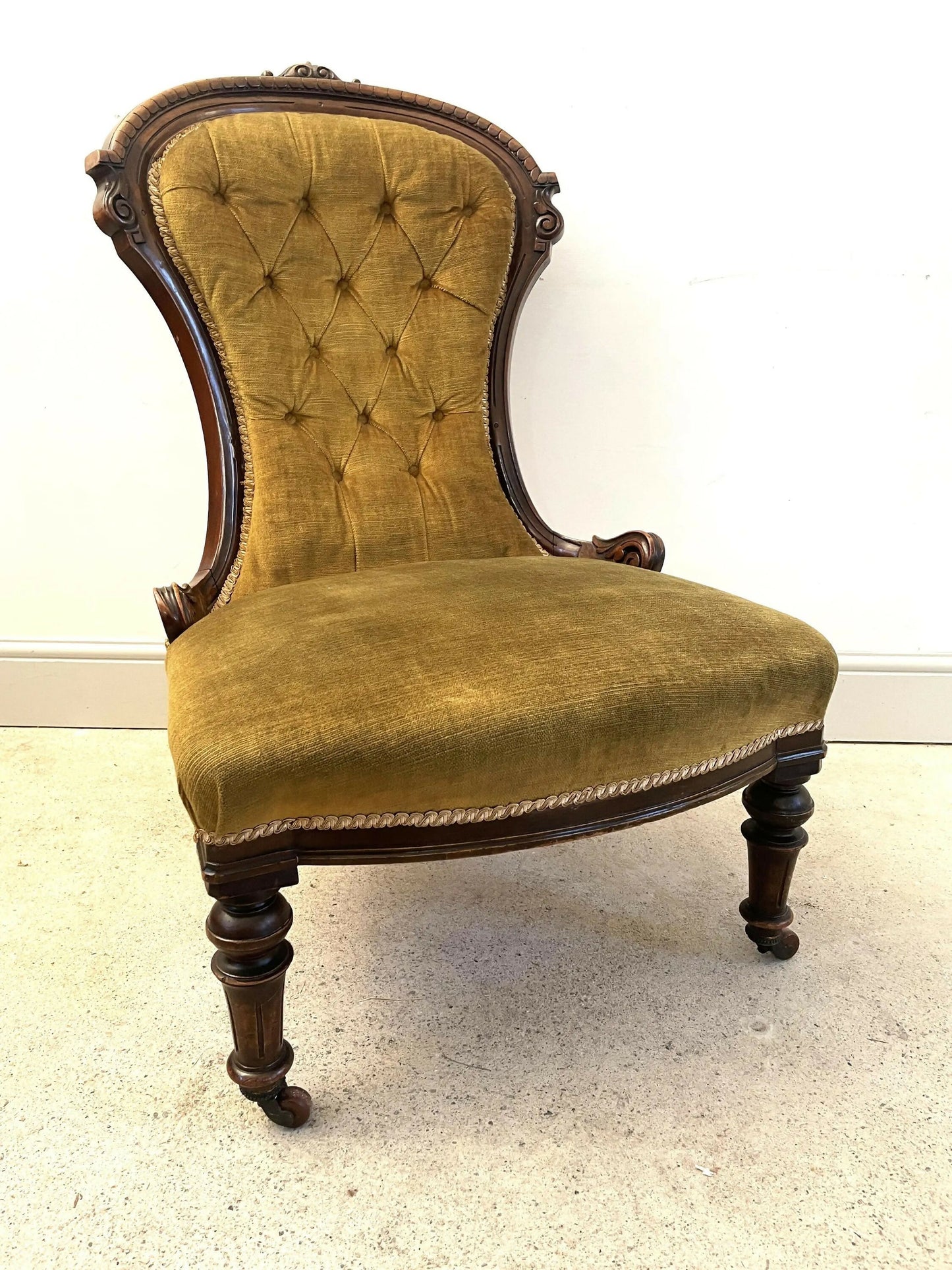 A vintage Louis XIV style armchair