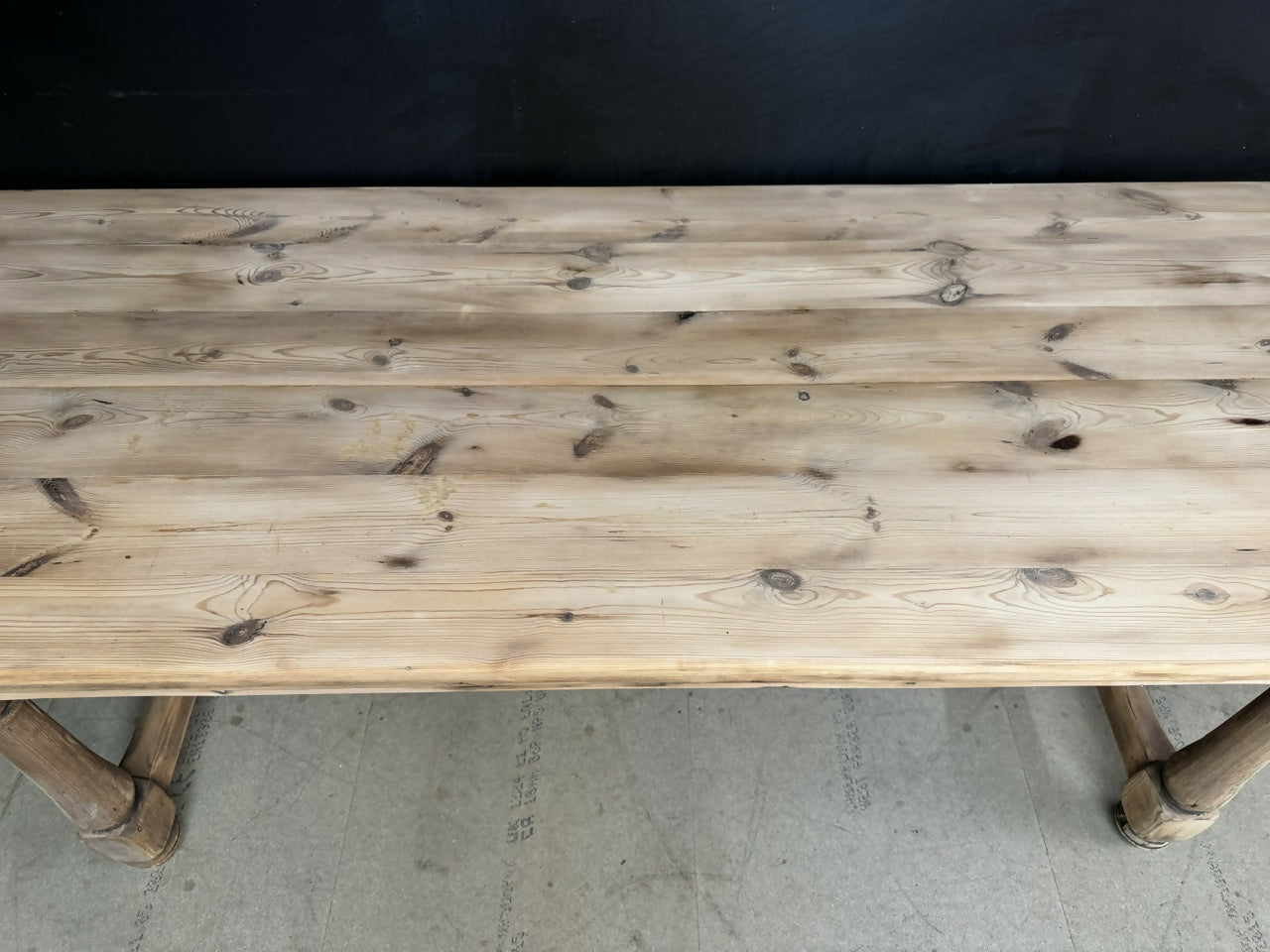 Larger Pine Farmhouse Dining Table