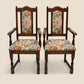 6 Old Charm Dining Chairs Upholstered Tudor Brown Frames FREE UK Delivery*. SBR10636/2606E