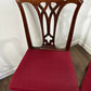Vintage Set of Four Georgian Style Mahogany Dining Chairs
