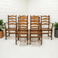 6 Ercol Dining Chairs 1970s Ladderback Inc 2 Carvers Golden Dawn FREE Delivery*