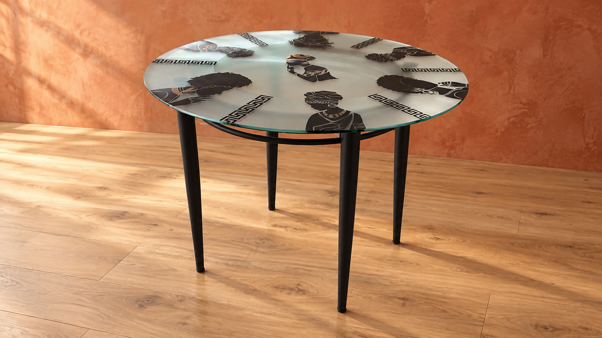 THE AFRICAN ASPECTS UPCYCLED – ONE-OFF FURNITURE ART Who's Head of the Table?